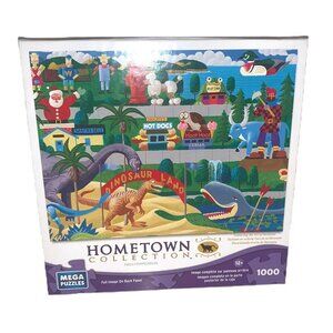 Hometown Collection Roadside Icons 1000 Pc Jigsaw Puzzle 18.94"x26.75"
